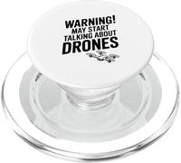 Warning! May Start Talking About Drones PopSockets PopGrip for MagSafe