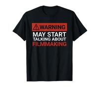 Warning May Start Talking About Filmmaking | Funny T-Shirt