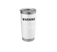 Warning May Start Talking About Ravencoin - Crypto Jokes RVN Stainless Steel Insulated Tumbler