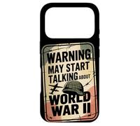 Warning May Start Talking About World War II Case for iPhone 17 Pro