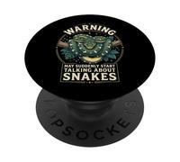 Warning May Suddenly Start Talking About Snakes PopSockets Adhesive PopGrip