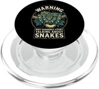 Warning May Suddenly Start Talking About Snakes PopSockets PopGrip for MagSafe
