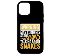 Warning May Suddenly Start Talking About Snakes Snake Lover Case for iPhone 12 mini