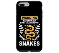 Warning May Suddenly Start Talking About Snakes Snake Lover Case for iPhone 7 Plus/8 Plus