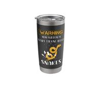 Warning May Suddenly Start Talking About Snakes Snake Lover Stainless Steel Insulated Tumbler