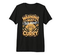 Warning May Talk About Curry Spice Premium T-Shirt