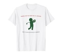 Warning May Talk About Golf All Weekend Funny Golfer T-Shirt
