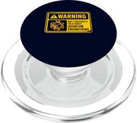 Warning May Talk About Quantum Engineering Funny Science PopSockets PopGrip for MagSafe