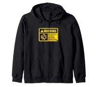 Warning May Talk About Quantum Engineering Funny Science Zip Hoodie
