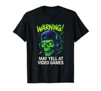 Warning! May Yell at Video Games - Gaming Fun T-Shirt