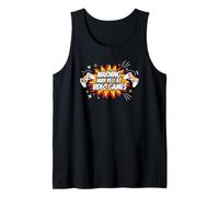 Warning May Yell At Video Games Vintage Multiplayer Fan Tank Top