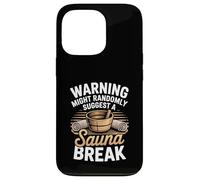 Warning Might Randomly Suggest A Sauna Break Case for iPhone 13 Pro
