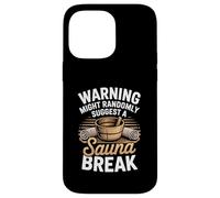 Warning Might Randomly Suggest A Sauna Break Case for iPhone 14 Pro Max