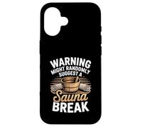 Warning Might Randomly Suggest A Sauna Break Case for iPhone 16