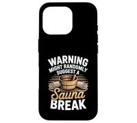 Warning Might Randomly Suggest A Sauna Break Case for iPhone 16 Pro