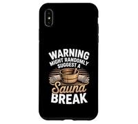 Warning Might Randomly Suggest A Sauna Break Case for iPhone XS Max