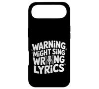 Warning Might Sing Wrong Lyrics Music Singer |- Case for iPhone Air