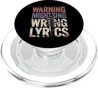 Warning Might Sing Wrong Lyrics Music Singer |- PopSockets PopGrip for MagSafe