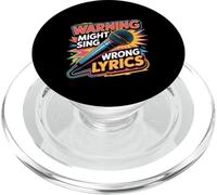 Warning Might Sing Wrong Lyrics Music Singer |- PopSockets PopGrip for MagSafe
