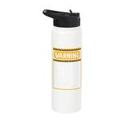 Warning Mouth Operates Faster Than Brain Stainless Steel Insulated Water Bottle