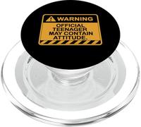 Warning Official Teenager May Contain Attitude PopSockets PopGrip for MagSafe