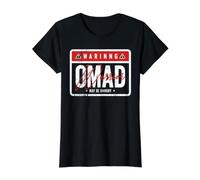 Warning! OMAD Warrior - May Be Hangry Value Graphic T-Shirt, Women, Black, M