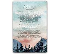 Warning Poem by Jenny Joseph Poem Vertical Novelty Retro Metal Tin Sign Funny Wall Decor Garage Bar Courtyard Living room 8x12 Inch