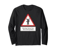 “Warning: Secure Your Kilt in Strong Winds” Scottish Advice Long Sleeve T-Shirt