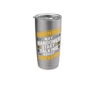 Warning Server Talk Meme IT Humor Data Center Funny Sysadmin Stainless Steel Insulated Tumbler