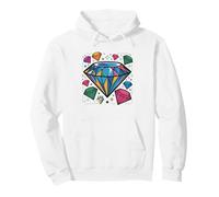 Warning Sign Diamond Painting Obsession Hazard Funny Humor Pullover Hoodie