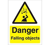 Warning Sign Falling Objects Plastic 40 x 30 cm