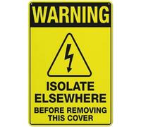 Warning Sign - Full Cylinder Storage Area, Aluminum Reflective Sign, 4 Pre-Drilled Holes, for Industrial Storage, 12x8 inch