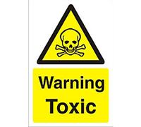 Warning Sign Highly Flammable Freestanding PVC (Polyvinyl Chloride) 30 x 40 cm