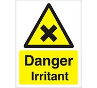 Warning Sign Irritant Adhesive Plastic 40 x 30 cm
