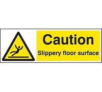 Warning Signs - Caution slippery floor surface - Rigid Plastic
