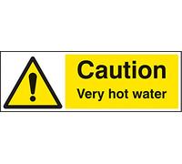 Warning Signs - Caution very hot water - Self Adhesive Vinyl