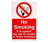 Warning Signs - NO SMOKING - RIGIDPLASTIC