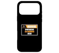 Warning Spontaneous Air Drumming Ahead Funny Drumset Drummer Case for iPhone 17 Pro Max