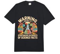 Warning Subject to Spontaneous Science Facts Comfort Colors Adult Heavyweight T-Shirt
