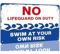 Warning Swim No Lifeguard On Dutyvintage Tin Signs Metal Wall Art Vintage Retro Pool Rules Sign For Swimming Pool Beach Yard Lake House Decor 8x12 Inch