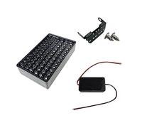 Warning Taillight Assembly Car Brake Light Universal 12V F1 Style Signal Lights Rear Diffuser Spoiler Led Tail 72 LEDs(Model A)