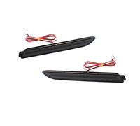 Warning Taillight Assembly For Lexus RC250 RC350 IS-F GX470 For Toyota For Reiz For Sienna 3D Optic Red Rear Bumper Reflectors Brake Tail Lights(Smoked Lens)