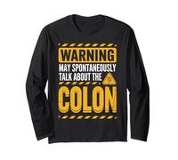 Warning Talk About The Colon Gastroenterologist Long Sleeve T-Shirt