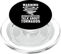 Warning: Talk About Tornados Design PopSockets PopGrip for MagSafe