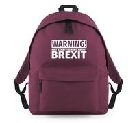 Warning Talking about Brexit Backpack Rucksack 18L Bag - 42 x 31 x 21cm