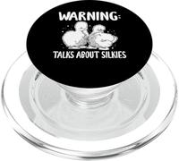 Warning Talks About Silkie Chicken PopSockets PopGrip for MagSafe