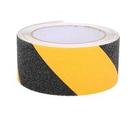 Warning Tape Waterproof Non-Slip Tap Anti-Skid Fiber Black Yellow Floor Warning Moisture-Proof 50mm x 5m Frosted for Containers Containers