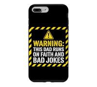 Warning This Dad Runs on Faith and Bad Jokes Case for iPhone 7 Plus/8 Plus