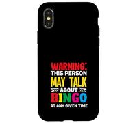Warning This Person May Talk About Bingo Case for iPhone X/XS