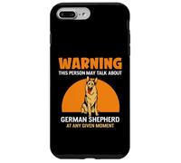 Warning This Person May Talk About German Shepherd Case for iPhone 7 Plus/8 Plus